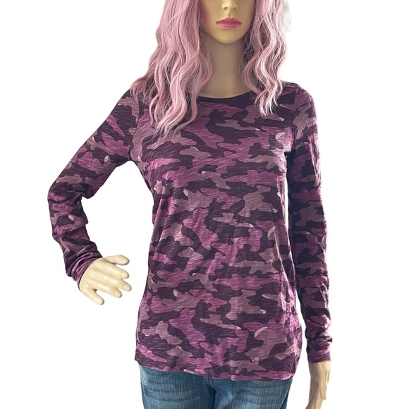 ATM pink and purple camo long sleeve lightweight t-shirt size XS - Picture 3 of 10